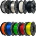 Ampertec 3D-Filament Colorpack Flex TPU 1.75mm 4x1kg Spulen