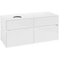 Villeroy und Boch Collaro Waschtischunterschrank C04200DH 120 x 54,8 x 50 cm, Waschtisch links, Glossy White