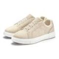 Sneaker JOHN DEVIN, Herren, Gr. 39, beige, Obermaterial: 100% Lederimitat. Futter: 100% Textilmaterial. Decksohle: 100% Textilmaterial. Laufsohle: 100% Synthetik, unifarben, casual, Schuhe, Freizeitschuh, Schnürhalbschuh, Slip-On Sneaker Unisex VEGAN