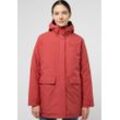 Funktionsparka JACK WOLFSKIN "WINTERTOR PARKA W", Damen, Gr. L (42/44), rot (rot, coral), Hauptmaterial: 100% Polyester; Futter: 100% Polyester; Füllung: 80% Entendaunen, 20% Federn, Jacken