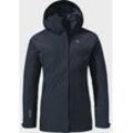 Doppeljacke SCHÖFFEL "Hiking 3in1 Jacket Style Tamina WMS", Damen, Gr. 36, blau (8820, blau), Aussenjacke Oberstoff : 100% Polyester Futter Rumpf unten: 100% Polyester Futter Rumpf oben: 100% Polyester Innenjacke Oberstoff : 100% Polyester Wattierung : 100% Polyester, sportlich, regular fit, hoch geschlossener Ausschnitt, Langarm, Jacken