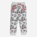 Graue Jogginghose mit Blumen- & Schmetterlingsmuster