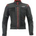 Acerbis Ramsey Vented, Textiljacke Schwarz/Rot 3XL male