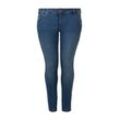 TOM TAILOR Damen Plus - Skinny Jeans, blau, Gr. 46