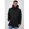 Winterjacke ALIFE & KICKIN "RonAK A Coat Herren Winterjacke, Outdoorjacke, Steppjacke" Gr. L, schwarz (moonless) Herren Jacken