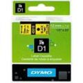 DYMO® Schriftbandkassette D1 45018, 12 mm breit, gelb/schwarz