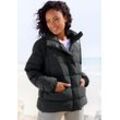 Steppjacke ELBSAND Gr. L/40, schwarz, Damen, Obermaterial: 100% Polyester. Futter: 100% Polyester. Füllung: 100% Polyester, unifarben, Jacken, mit hochschließendem Kragen