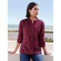 Cord-Bluse 3/4-Arm Peter Hahn pink