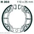 EBC Brakes Bremsbacken H303 06450096651,06450178932,43120178932 Trommelbremsbacken,Bremsbackensatz 45110-GJ3-604,45120-GB0-900,45120096653,451A2968681