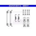 ATE Zubehörsatz, Bremsbacken VW,FORD,RENAULT 03.0137-9317.2 440265440R,2Q0698545,4534210400 2094310,KTH1BC2A225AA