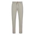 Chinohose BOSS ORANGE "Chino-Tapered-DS-1" Gr. 33, Länge 34, beige (light beige271) Herren Hosen mit Kordelzug