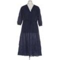 hessnatur Damen Kleid, marineblau, Gr. 38