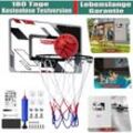 Dayplus - Indoor Mini Basketballkorb mit Ball Tür Backboard zum Hängen Basketball Korb Neu