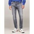 Slim-fit-Jeans TOMMY JEANS "AUSTIN SLIM TPRD" Gr. 30, Länge 32, schwarz (denim black) Herren Jeans schmal zulaufendes Bein