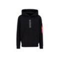 Hoodie ALPHA INDUSTRIES "Alpha Industries Men - Hoodies Alpha PP Hoodie" Gr. L, schwarz (black) Herren Sweatshirts