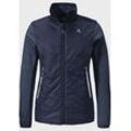 Fleecejacke SCHÖFFEL "Hiking Hybrid Jk Style Cascata WMS" Gr. 34, blau (8820, blau) Damen Jacken