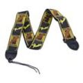 Fender Monogrammed Strap Black/Yellow/Brown