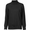 Rollkragenpullover CASUAL LOOKS "Pullover" Gr. 40, schwarz Damen Pullover