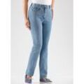 5-Pocket-Jeans CASUAL LOOKS Gr. 195, Extrakurzgrößen, blau (blue, bleached) Damen Jeans