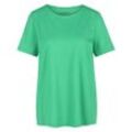 Rundhals-Shirt Benedikte Green Cotton grün