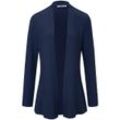 Strickjacke aus 100% SUPIMA®-Baumwolle Peter Hahn blau