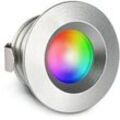 Einbaustrahler Mini flach Torino 3W IP44 durchverbindbar - Lichtfarbe: RGB+2700K...