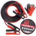 MASKO® Starthilfekabel Überbrückungskabel für Benzin- und Dieselmotoren, 6/12/24 Volt. Auto Motorrad Starterkabel aus Kupfer inkl. Handschuhe und Tragetasche (25mm² 1200A / 30mm² 1500A)