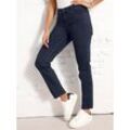 Slim-fit-Jeans ASCARI Gr. 36, Normalgrößen, blau (dark blue) Damen Jeans