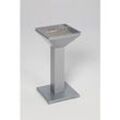 Standascher quadratisch, silber