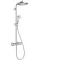 Hansgrohe Showerpipe Crometta S 240 1jet Duschsäule mit EcoSmart Thermostat (HG-27268000)