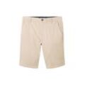 TOM TAILOR Herren Slim Chinoshorts, braun, Uni, Gr. 30