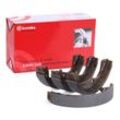 BREMBO Handbremsbeläge OPEL,SAAB,VAUXHALL S 59 521 1605897,4544334,552152 Handbremsbacken,Bremsbackensatz, Feststellbremse 32015444,90343627,90497249