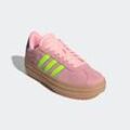 Sneaker ADIDAS SPORTSWEAR "VL COURT BOLD" Gr. 40, rosa (pink spark, lucid lemon, blau) Schuhe Plateausneaker Sneaker low Skaterschuh Design auf den Spuren des adidas Gazelle Bold Bestseller