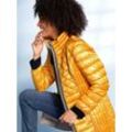 Steppjacke CREATION L PREMIUM Gr. 18, gelb (curry), Damen, 60% Polyester, 40% Polyamid, Kontrastpaspel:100% Polyester, Wattierung:90% Daunen, 10% Federn, unifarben, Jacken