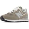 Sneaker NEW BALANCE "WL574" Gr. 36,5, grau (dunkelgrau, grau, weiß) Schuhe Modernsneaker Sneaker low