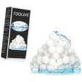 Filterbälle Pool 700g, Medienfilterbälle für Schwimmbad,Filterballs Kann 25kg Filtersand Ersetzen, Filterball für Schwimmbäder für Sandfilteranlage