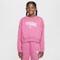 Nike Sportswear Fleece-Kurz-Sweatshirt (Mädchen) - Pink