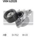 SKF Spannrolle RENAULT,NISSAN VKM 62028 119555X00C,119555X00D,119555X00E Spannrolle, Keilrippenriemen