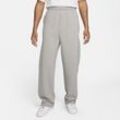 Nike Solo Swoosh Fleece-Hose mit offenem Saum für Herren - Grau