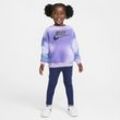 Nike Solarized Set aus Rundhalsshirt und Leggings (Kleinkinder) - Blau