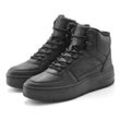 Sneaker ELBSAND Gr. 36, schwarz Damen Schuhe mit kuscheligem Warmfutter, Freizeitschuh, Halbschuh, High Top Sneaker