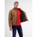 Steppjacke LERROS "LERROS Modisch gesteppter Blouson" Gr. L, braun, Herren, 100% Polyester, Jacken, Keine