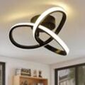 Led Deckenleuchte Warmweiß Deckenlampe Gbly 19W Schwarz Flurlampe Modern Küchenlampe Klein Geometrie Design Schlafzimmerlampe 3000K für Kinderzimmer