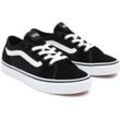 Sneaker VANS "Filmore Decon" Gr. 39, schwarz-weiß Schuhe aus textilem Canvas-Material