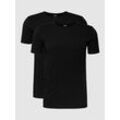 T-Shirt mit Label-Detail im 2er-Pack