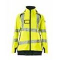 Hard Shell Jacke, Damen, leichtem Futter Jacke Gr. xl, hi-vis gelb/schwarzblau - Mascot