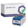 4er Multipack Set kompatibel für Epson C13T09Q64510 / 503 Druckerpatronen