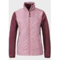 Fleecejacke SCHÖFFEL "Hiking Hybrid Jk Style Cascata WMS", Damen, Gr. 40, pink (3465, pink), Oberstoff : 100% Nylon Oberstoff Seitenteile: 96% Polyester 4% Elasthan, sportlich, regular fit, hoch geschlossener Ausschnitt, Langarm, Jacken