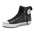 Sneakerboots CONVERSE "Chuck Taylor All Star BERKSHIRE BOOT", Gr. 37,5, schwarz-weiß (schwarz, weiß), Synthetik, Textil, sportlich, Schuhe Skaterschuh Canvassneaker Sneaker high Sneakerboots, gefüttert