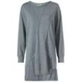 Baumwoll-Mix-Pullover, Melange grau, 40/42